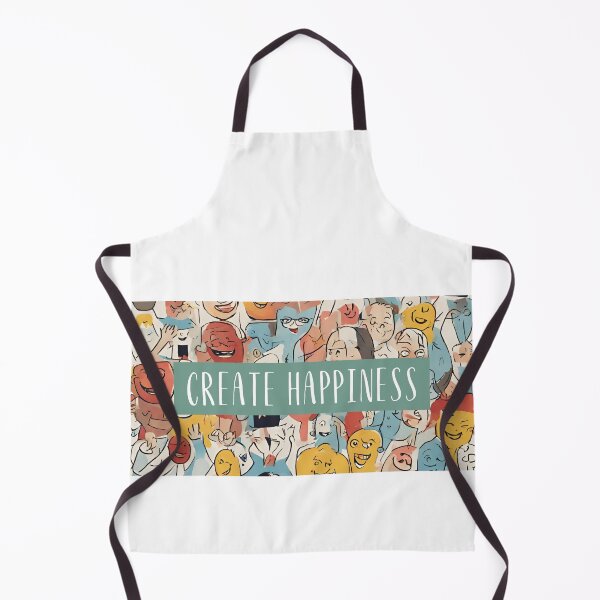 Item preview, Create happiness - simple text, minimalism designed and sold by coolvibes-shop.