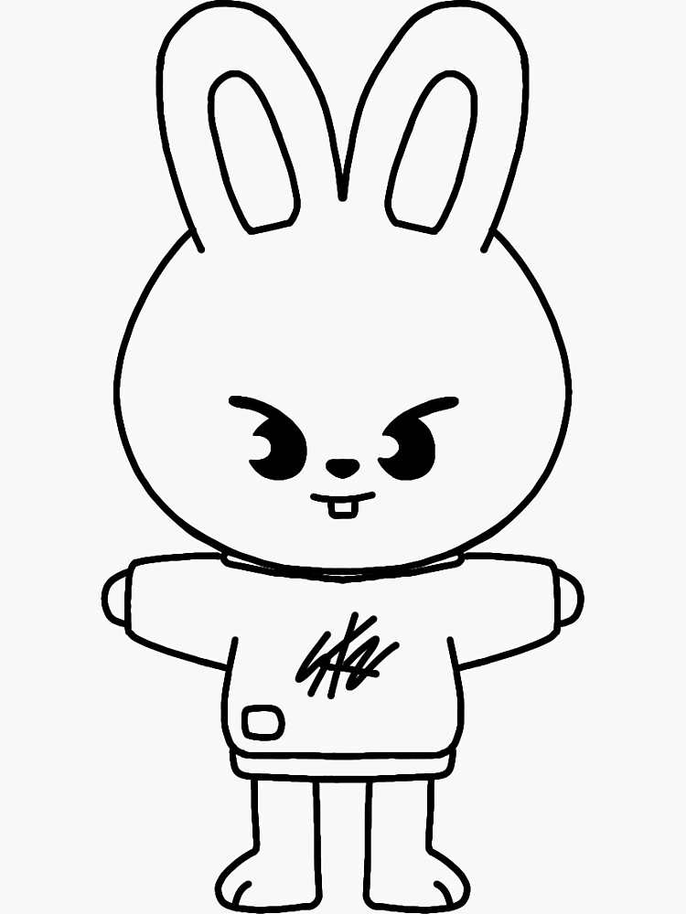 Stray Kids - Skzoo Leebit [BLACK OUTLINE] | Sticker