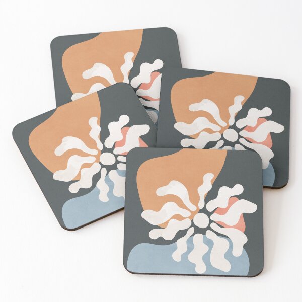 Item preview, Scandinavian Botanical, Abstract Shapes Flower designed and sold by technicolorable_art.
