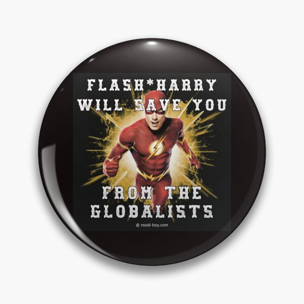 Item preview, Flash-Harry Saves You From Globalists designed and sold by AlienAlmanac.