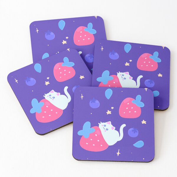 Item preview, Strawberries and Blueberries! designed and sold by sillycattos.