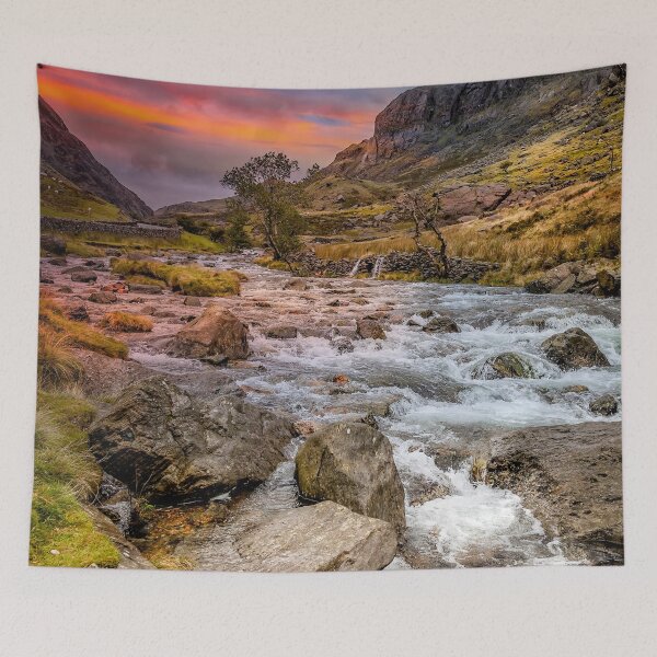 Item preview, Nant Peris Pass Sunset designed and sold by AJEvans.