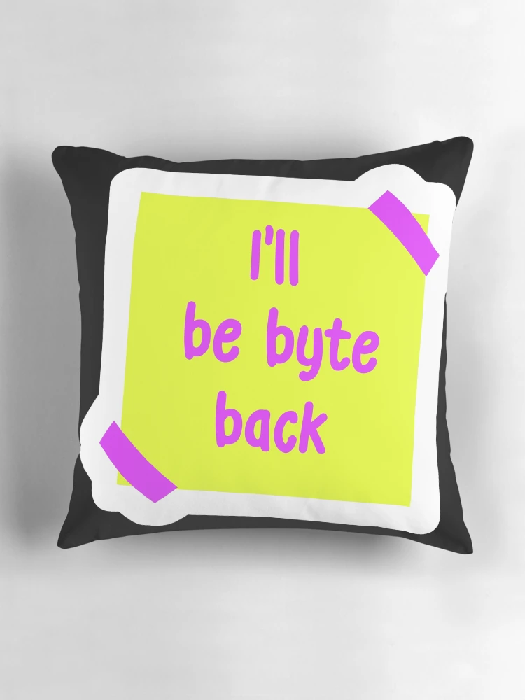 Thumbnail 3 of 4, Pillow, Coding Queens > Sticky Note Style designed and sold by codingqueens.