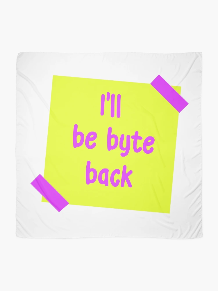 Thumbnail 2 of 3, Scarf, Coding Queens > Sticky Note Style designed and sold by codingqueens.