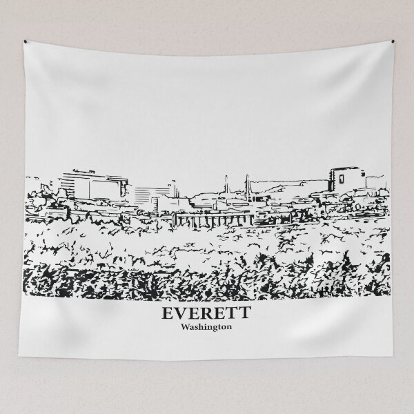 Item preview, Everett - Washington designed and sold by Lakeric Cityscapes.
