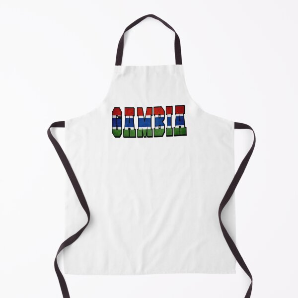 Item preview, Gambia Country Flag Typography designed and sold by TravelWish.