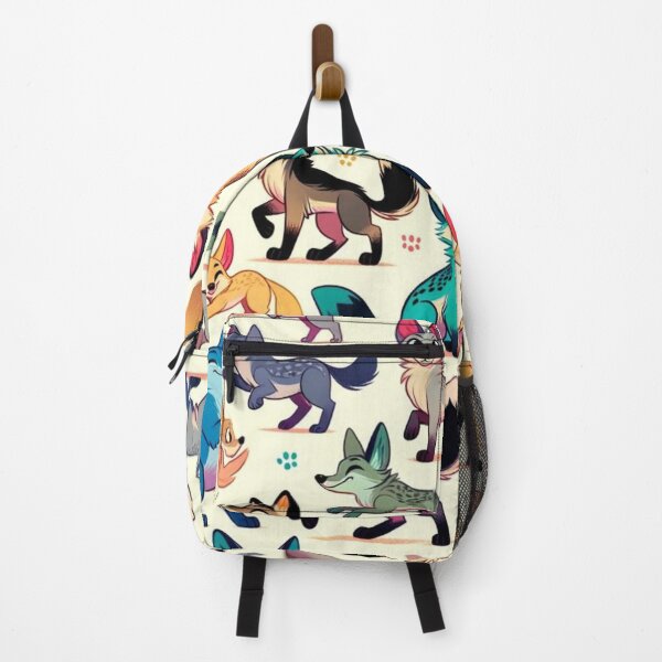 Item preview, Coyote Cartoon Pattern with multiple colours designed and sold by Akshay Pokhunram.