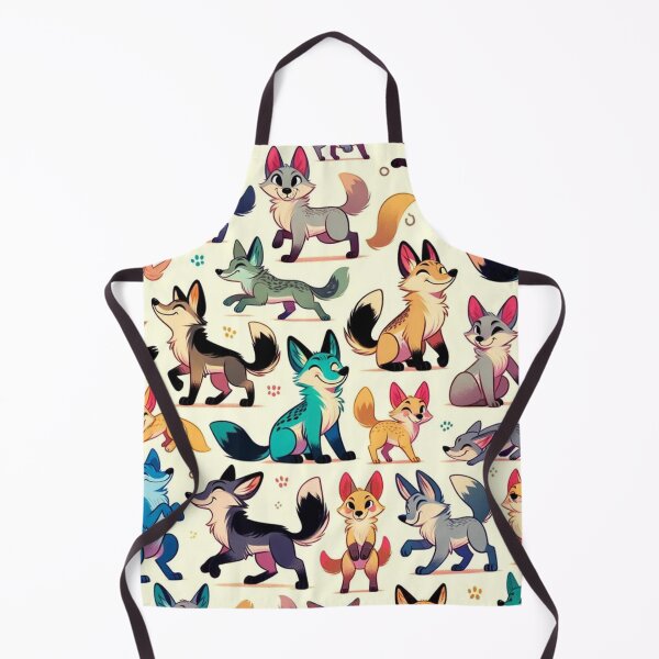 Item preview, Coyote Cartoon Pattern with multiple colours designed and sold by Akshay Pokhunram.