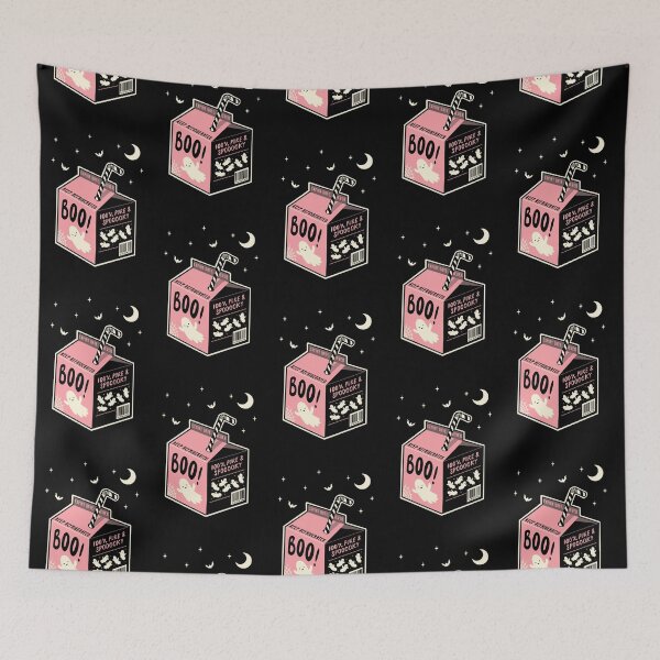 Item preview, Cute Ghost Milk Carton // Creepy Cute Food, Ghost Art designed and sold by Wendy-Stephens.