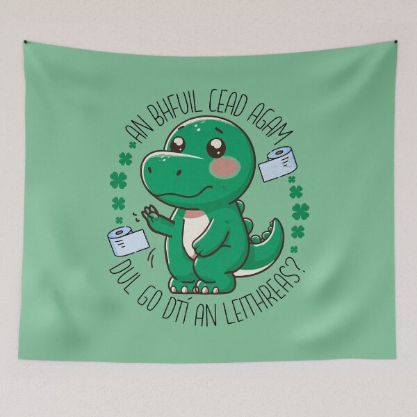 Item preview, Irish Dino Asks To Go To The Toilet designed and sold by Sir Meow Meow.