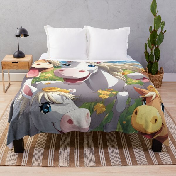 Item preview, Smiley little horses designed and sold by artworkpro2024.