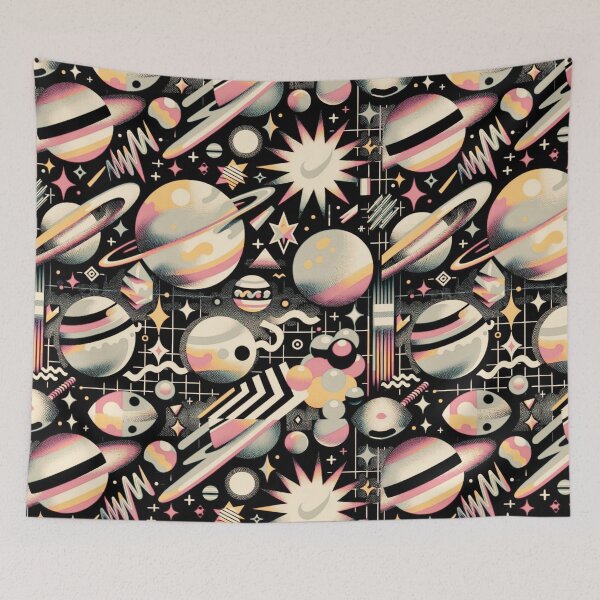 Item preview, space theme designed and sold by TEEJAMBOREE.