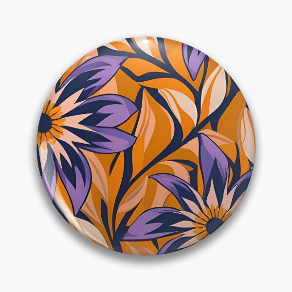 Item preview, Lavender and caramel floral design  designed and sold by M0A0.