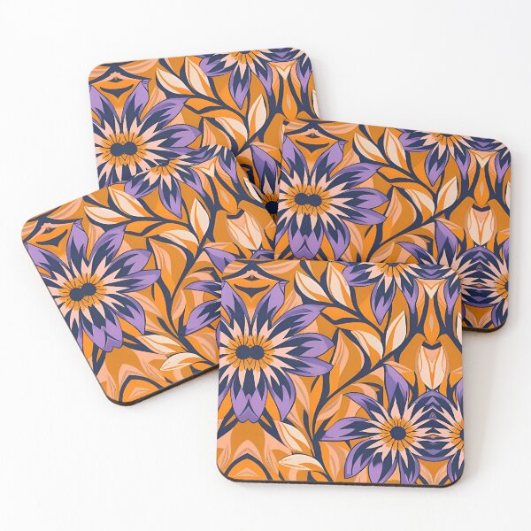Item preview, Lavender and caramel floral design  designed and sold by M0A0.