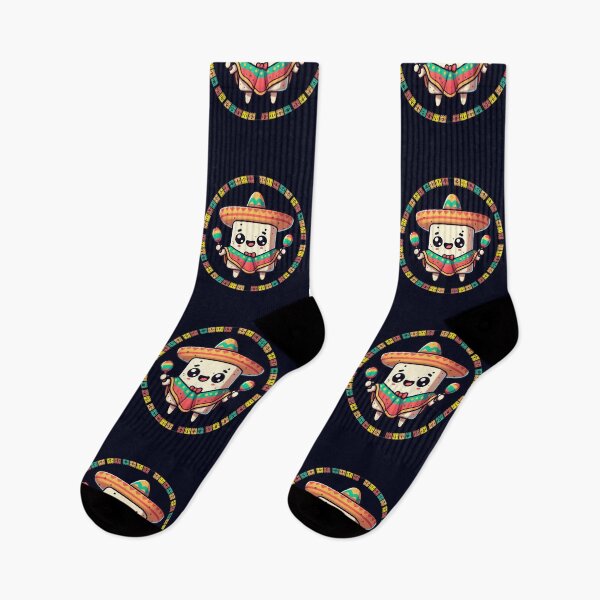 Item preview, Cute Fiesta Tofu, Vegan Mexican Cinco de Mayo Party Fun designed and sold by GreenSlate.
