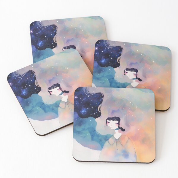 Item preview, The Girl inside Stardust Sky designed and sold by ArtGentle.