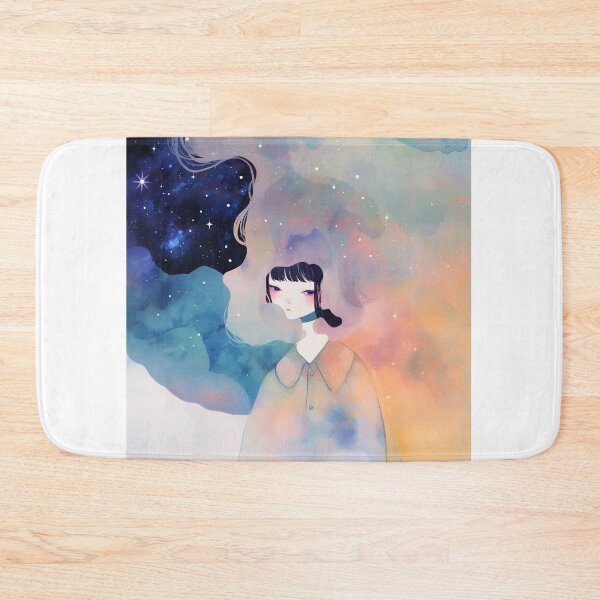Item preview, The Girl inside Stardust Sky designed and sold by ArtGentle.