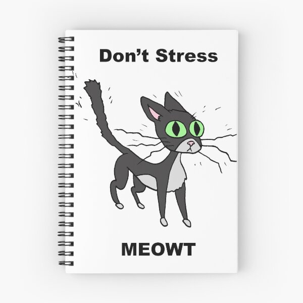 Item preview, Don't Stress Meowt designed and sold by CattapanComics.
