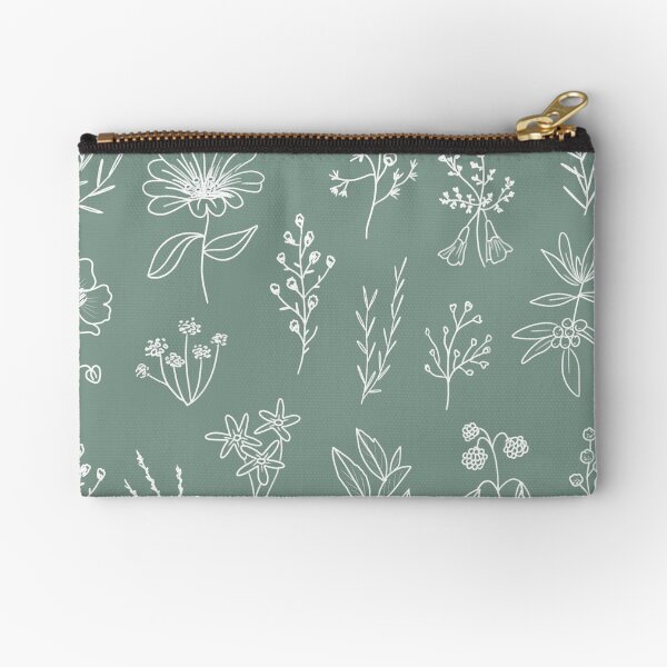 Item preview, Patagonian Wildflowers Pattern - Sage Green designed and sold by Anis Illustration.