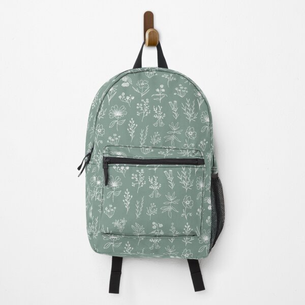 Item preview, Patagonian Wildflowers Pattern - Sage Green designed and sold by Anis Illustration.