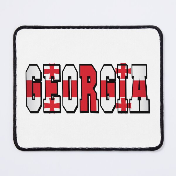 Item preview, Georgia Country Flag Typography designed and sold by TravelWish.