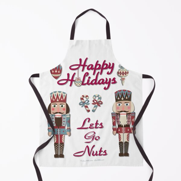 Item preview, Christmas Nutcracker Happy Holiday Lets Go Nuts designed and sold by Lee Hiller Designs.