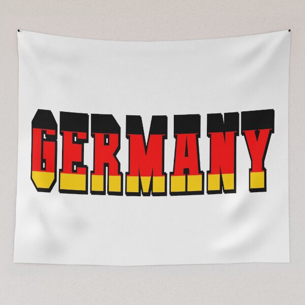 Artikelvorschau, Typografie der deutschen Landesflagge entworfen und verkauft von TravelWish.