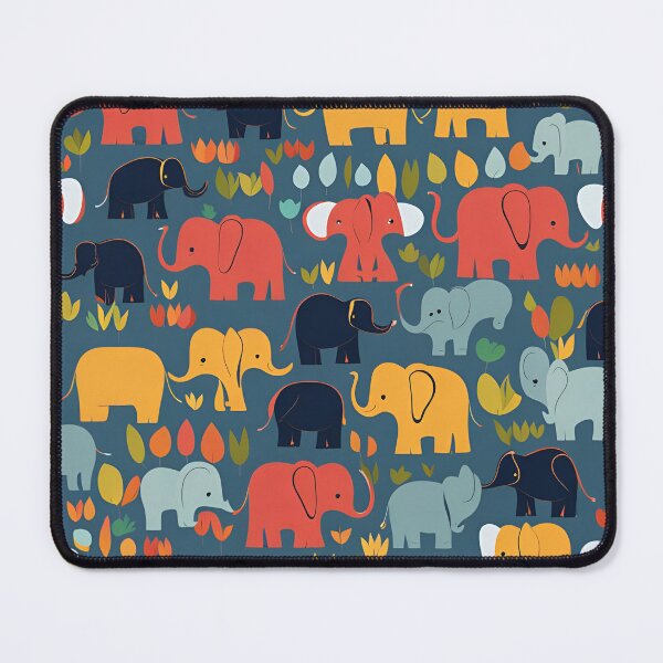 Item preview, Happy little elephants designed and sold by artworkpro2024.