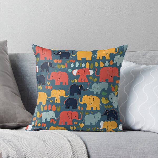 Item preview, Happy little elephants designed and sold by artworkpro2024.