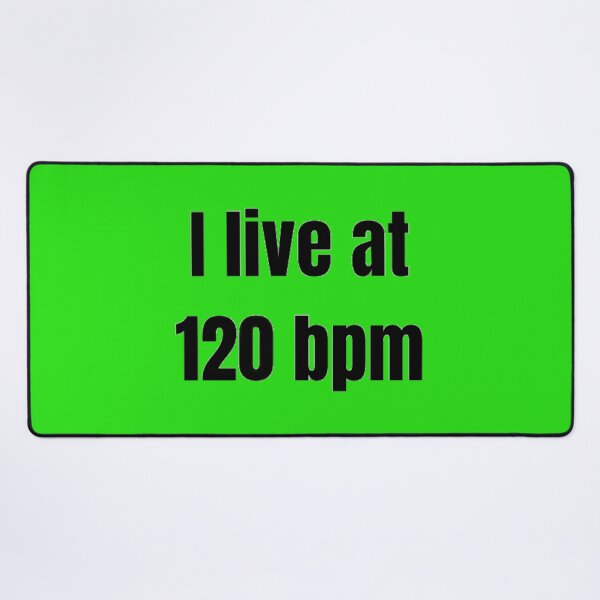 Item preview, 120 bpm living designed and sold by BubbleTextBox.