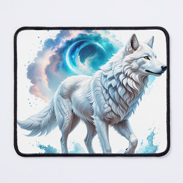 Item preview, Fantasy wolf emerging from clouds designed and sold by PragmaticP.