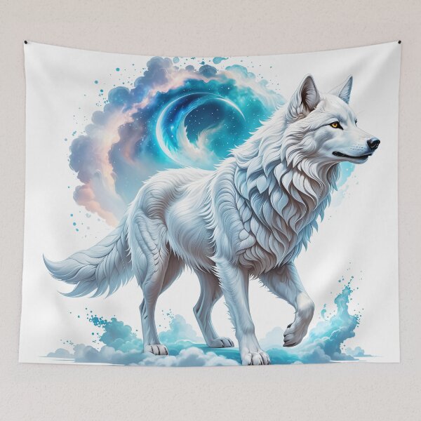 Item preview, Fantasy wolf emerging from clouds designed and sold by PragmaticP.