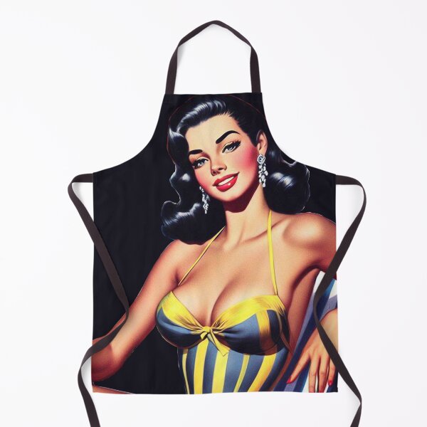 Aperçu de l'œuvre Pin-up d'été rétro créée et vendue par PulpVintage.