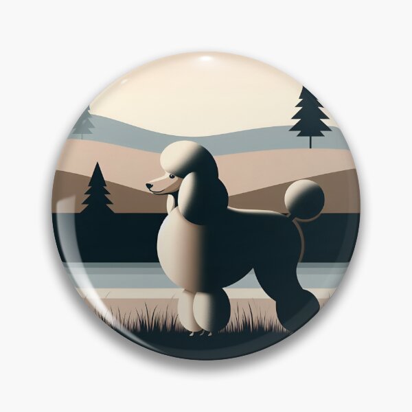 Item preview, Graceful Poodle Art designed and sold by PawspectCreate.