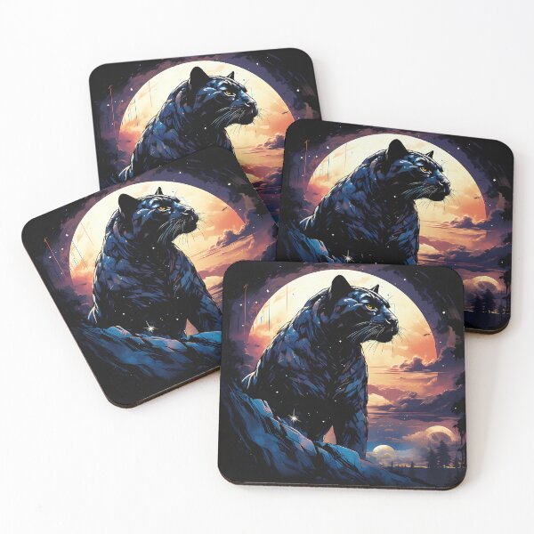 Item preview, Dark Panther On The Moon designed and sold by ValueOfArt.