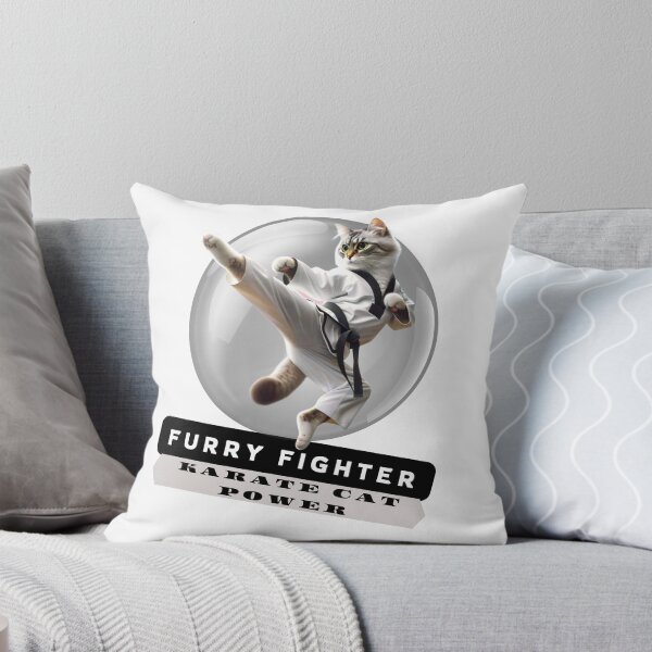 Item preview, Furry Fighter: Karate Cat Power designed and sold by Hungry-Murphy.