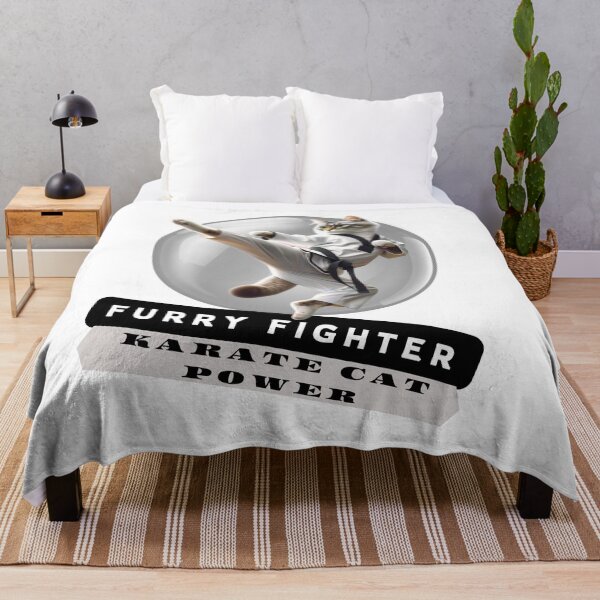 Item preview, Furry Fighter: Karate Cat Power designed and sold by Hungry-Murphy.