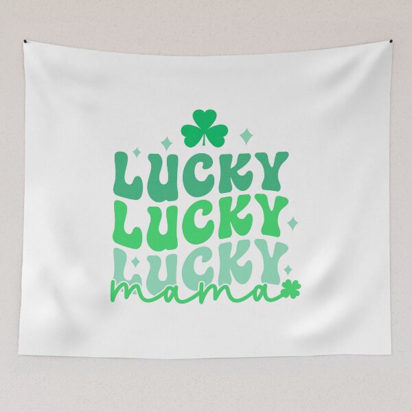 Aperçu de l'œuvre Lucky Lucky Lucky Mama, Maman Lucky, St Patricks Day créée et vendue par BotunPeony.