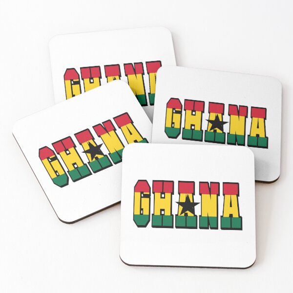 Item preview, Ghana Country Flag Typography designed and sold by TravelWish.