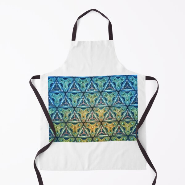 Item preview, Gradient neon green triangle patter, spaceship style designed and sold by pipikijung.