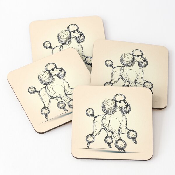 Item preview, Whimsical Poodle Cartoon designed and sold by PawspectCreate.
