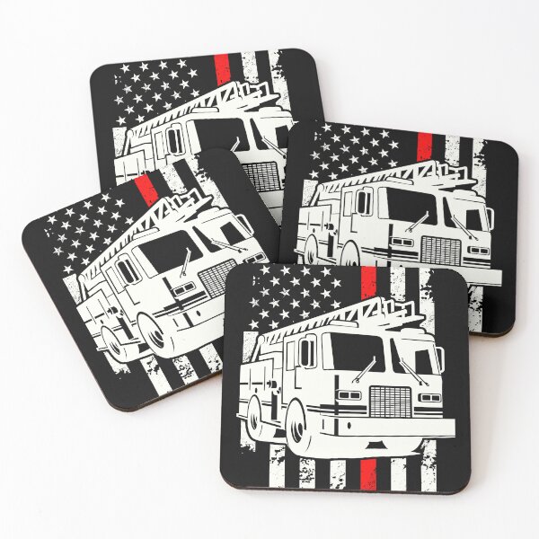 Item preview, Fireman American Flag Firefighter Thin Red Line designed and sold by TKsTees.