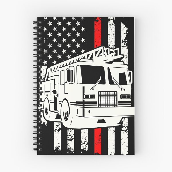 Item preview, Fireman American Flag Firefighter Thin Red Line designed and sold by TKsTees.