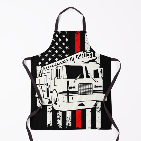 Item preview, Fireman American Flag Firefighter Thin Red Line designed and sold by TKsTees.