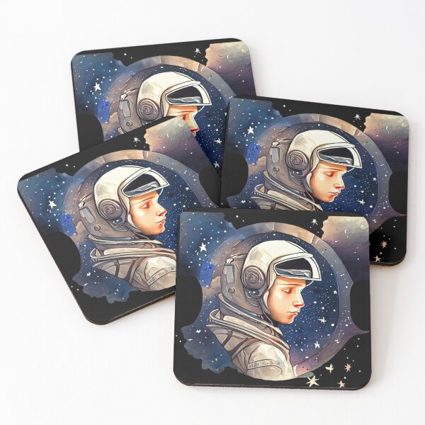 Item preview, Sad-faced astronaut  designed and sold by lilking31.