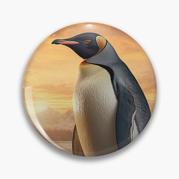 Item preview, Antarctica Sunset Penguin designed and sold by Elisabeth Lucas.