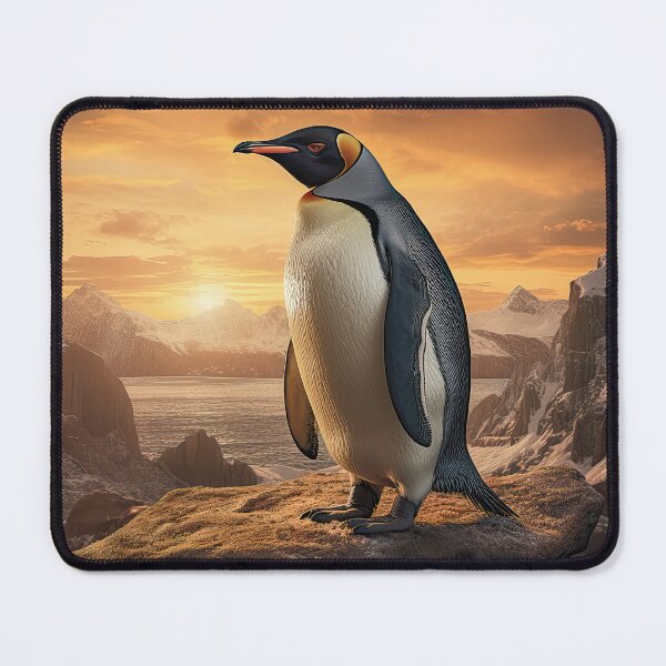 Item preview, Antarctica Sunset Penguin designed and sold by Elisabeth Lucas.
