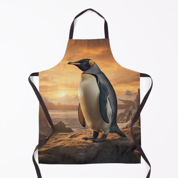 Item preview, Antarctica Sunset Penguin designed and sold by Elisabeth Lucas.
