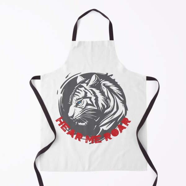 Item preview, Serious Brave Tiger Face with Text Hear Me Roar Chinese Tiger Year designed and sold by activlifewear.