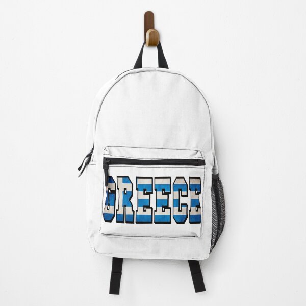 Item preview, Greece Country Flag Typography designed and sold by TravelWish.